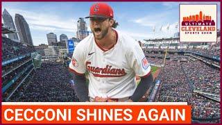 Slade Cecconi pitches ANOTHER GEM for the Guardians in a series clinching win