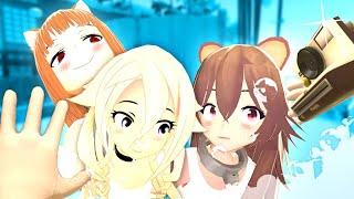 Creepy Hot Tub Time with my gang of Lolis in Viva Project VR