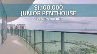 Touring this $1,100,000 Junior Penthouse on the 46th Floor in Panama City