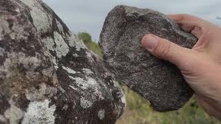 Rock gong (or bell rock) at Breidbach, district King William's Town, Eastern Cape, South Africa