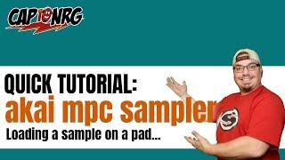 Load a Sample to a Pad on MPC