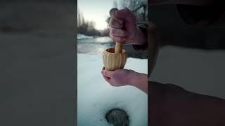 cooking steak outdoors  / Стейк на природе 