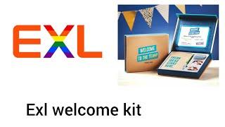 EXL  services welcome kit 2022 #exl #workfromhome #softwareengineer