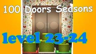 100 Doors Seasons Walkthrough,100 дверей сезоны прохождение level-23-24