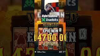 KyleTooReal was almost down 30k before this hit!!! #duelbits #casino #gambling