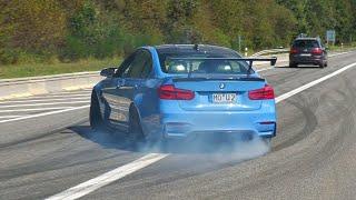 Modified Cars Leaving Nürburgring Tankstelle - BMW DRIFTS, LaFerrari, RX7, 992 GT3 RS, Technica..