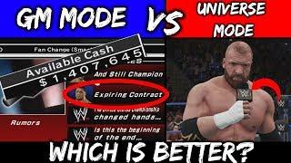 GM Mode Vs. Universe Mode - Which Is Better In WWE Games?