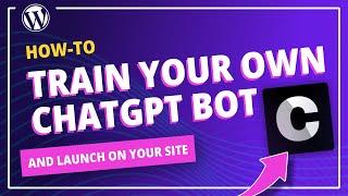 Easily create, train, and launch a custom ChatGPT chatbot on your site in under 60 seconds.