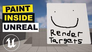 How To Make A Paint System In Unreal Engine ( Render Targets )