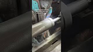Have you ever seen the roller production process like this ? #huatao Roller used for veneer peeling