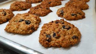 Super EASY Chewy Oatmeal Cranberries Cookies - Oatmeal Cookie Recipe 