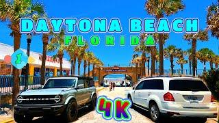 Daytona Beach Drive Part 1/4, Most Famous Beach in the World, Florida 4K - UHD