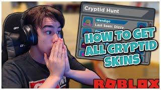 HOW TO GET ALL CRYPTID SKINS IN ROBLOX ARSENAL... (TUTORIAL)