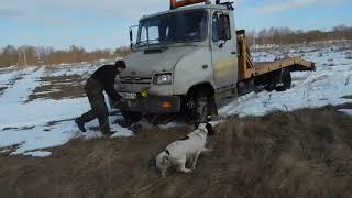 Помощи ждать не откуда!ЗАСАДИЛИ в поле ЭВАКУАТОР!часть2