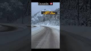 Coquihalla Highway After Heavy Snowfall: Stunning Morning Drive