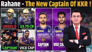 Ajinkya Rahane appointed as new Captain of KKR ahead of IPL 2025 !