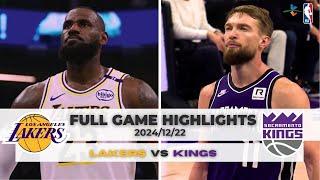 #NBA 【#洛杉磯湖人 vs #沙加緬度國王】 全場賽事精華 ｜20241222｜ #LosAngelesLakers vs #SacramentoKings