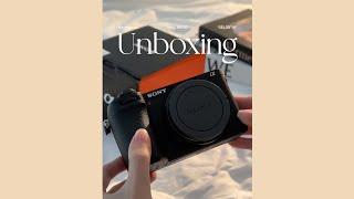 Unboxing my new camera  Sony A6700 with SEL3518F lens and accessories ASMR unboxing 