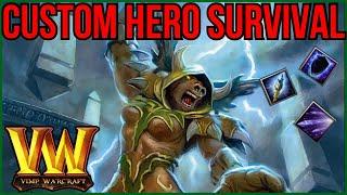 Custom Hero Survival in Warcraft 3 | Caster Build V.S. Auto-Attack Machine