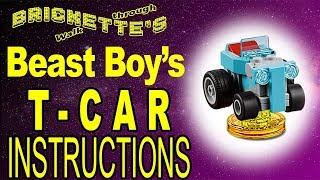 Beast Boy’s T-Car Building Instructions from LEGO Dimensions Teen Titans Go! Team Pack #71255