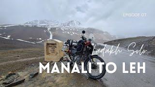 I Riding SOLO from MANALI to LEH - Solo Ladakh Ride EP 07 | Nature Moto