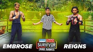 WWE - Survivor Series War Games 2024 | Roman Reigns vs Dean Ambrose Full Match