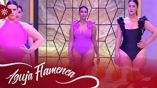 La moda "curvy" de trajes de baño de Johanna Calderón con la modelo Lorena Durán