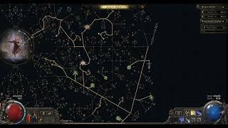 Path of Exile 2 - Passive skill tree  Monk Invoker Bow Magic Find Lightning arrow