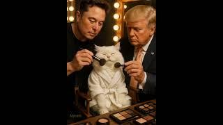 Trump & Elon Do Cat’s Makeup?!  | Backstage Glam Show