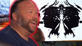 ALEX JONES TAKES A RORSCHACH INK BLOT TEST!