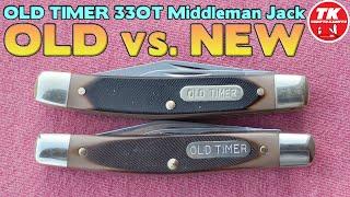 Old Timer 33OT Middleman Jack - OLD vs. NEW Pocket Knives