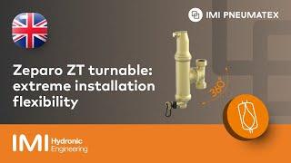 Zeparo ZT Turnable | Dirt and Micro-bubble Separator | IMI Hydronic