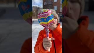 Выростили огромный желейный чупа чупс#shorts