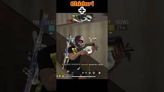 chidori + P90 Gun best combination in Free Fire #ff #TSCRChannel