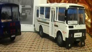 Автобус ПАЗ-3206 конверсия из ПАЗа -32053 от Autotime обзор 1:43