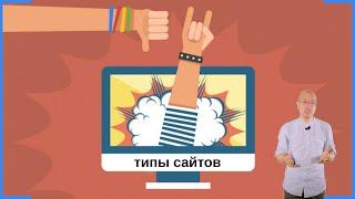 Типы и виды сайтов: лендинг (Landing Page), сайт-визитка, интернет-магазин и пр.