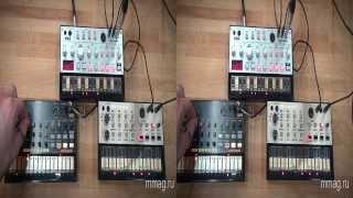 mmag.ru: Синтезаторы Korg Volca Bass, Beats и Keys - 3d видео обзор и демо