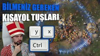 Age of Empires IV KISAYOL TUŞLARIYLA OYUNUNU GELİŞTİR - Kısayol Rehberi | AoE4 Rehber