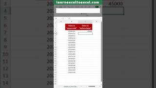 Excel Pro Trick: Format numbers in Correct Date Format in Excel with TEXT function in Excel formula