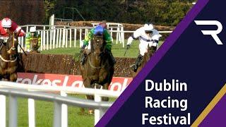 Birchdale lands punt as commentator Jerry Hannon gives it his all at the 2022 Dublin Racing Festival