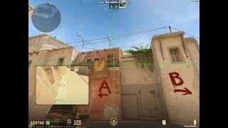 CS2 MIRAGE WINDOW SMOKE EASY LINEUP