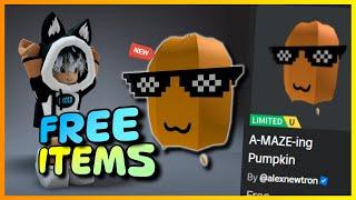 New FREE LIMITED UGC items , How to get FREE UGC LIMITED ITEMS A MAZE ing Pumpkin on ROBLOX