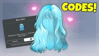 USE THESE CODES FOR A FREE HAIR!