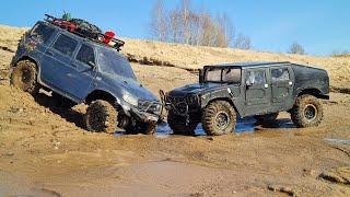 This is how UAZ humiliated the HUMMER H1 off-road... RC OFFroad 4x4