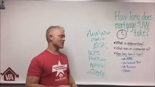 How long does mortgage underwriting take? | VA Home Loan Process