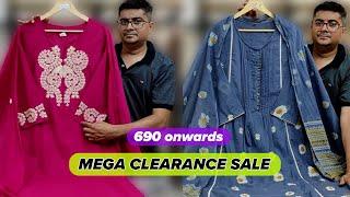  MEGA CLEARANCE SALE on DESIGNER KURTI Online Shopping on YouTube, BOUTIQUE SUIT, Cotton Suits