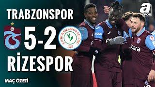 Trabzonspor 5-2 Çaykur Rizespor | MAÇ ÖZETİ | Ziraat Türkiye Kupası A Grubu Maçı | 26.02.2025