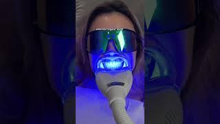 getting professional teeth whitening 🪥