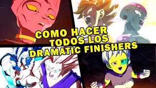 Dragon Ball FighterZ Cómo Hacer todos los Finales Dramáticos (Dramatic Finishers)