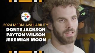 Donte Jackson, Payton Wilson, Jeremiah Moon Media Availability (Oct. 9) | Pittsburgh Steelers